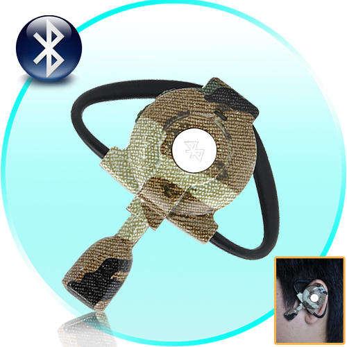 PS3 and PC Bluetooth Gaming Headset for FPS Games (Army Style)  - B37
