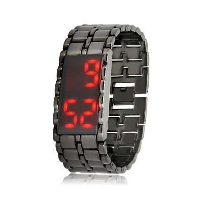 LED Watch "Shinobi" - Touch Activated, Red LEDs - LT131