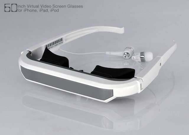 Electromann-60 Inch Virtual Video Screen Glasses for iPhone, iPad, iPod - G379