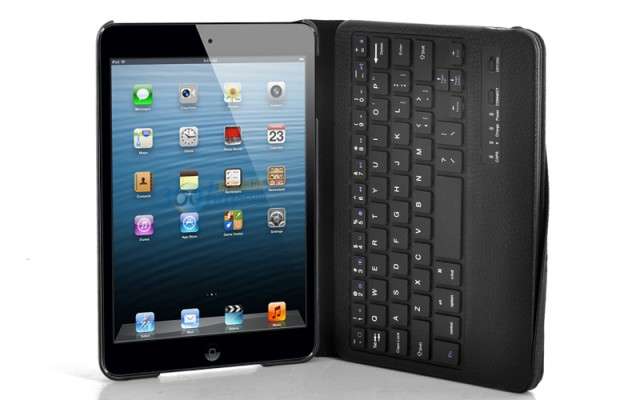 Case For iPad Mini - Detachable Bluetooth Keyboard, 360 Rotating ELMN-CVZH-A211