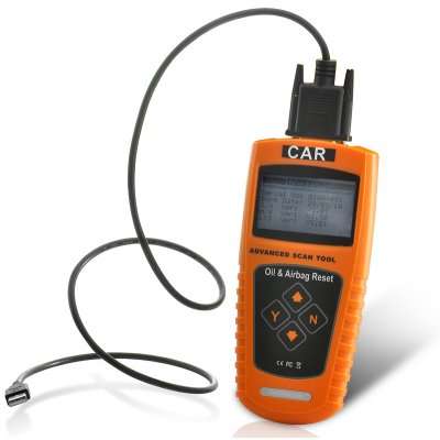 Oil Light/Airbag Reset Tool - Car OBDI/OBDII Oil Service Light, Mileage Intervals, and Airbag Reset
