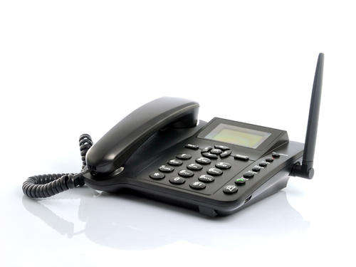Wireless GSM Desk Phone - Quadband, SMS function