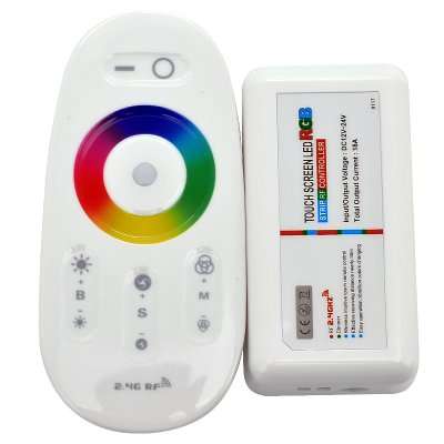 RGB LED Remote Controller - Wireless, 2.4 GHz Touch Control, 30 Meter Range - LT217