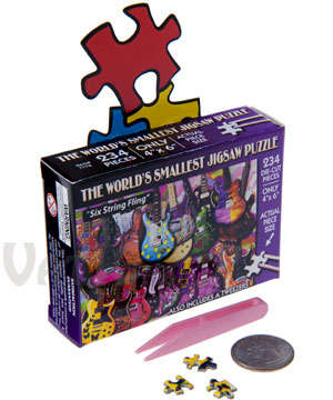 **WOW!!  THIS IS A FIRST!!**  World's Smallest Jigsaw Puzzles -  ELMN-SMALLEST-JIGSAW-WHITE