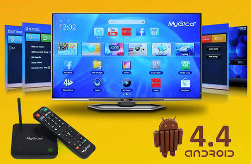 MyGica ATV582 Android 4.4 TV Box - UHD (4Kx2K), AMLogic M8 ARM CORTEX A9 2GHz Quad Core CPU, 600MHz