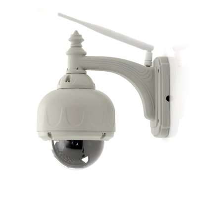 **DEMO**Outdoor Dome IP Camera "Phantom" - PTZ, Wi-Fi, 1/5 Inch CMOS Sensor, 3x Optical Zoom