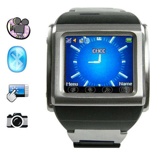 Fortaleza - Quad Band Watchphone in Stainless Steel