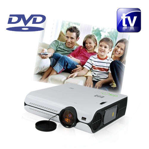 Multimedia Projector with DVD Player + TV + HDMI + Games