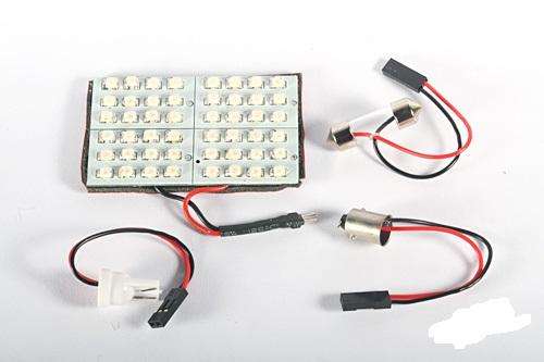 BA9S T10 BULBS SMD SMT 48 LED BLUE CAR DOME