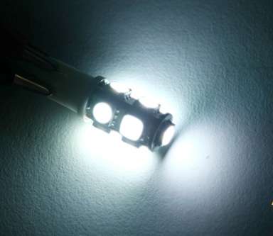 T10 BULB SMD 9 LED WEDGE TYPE (Cool White)
