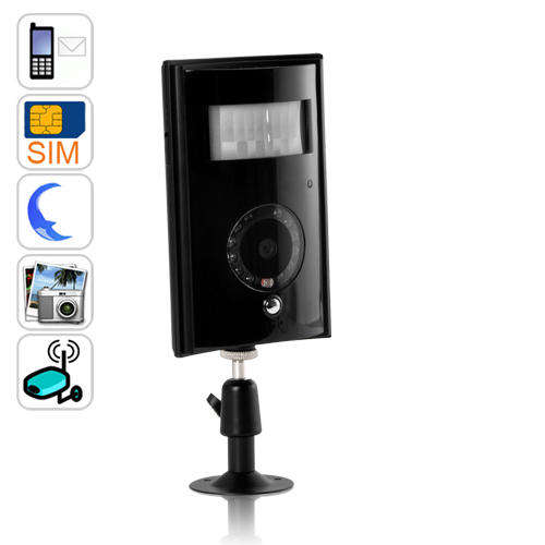 GSM Security Spy Camera (Nightvision + Motion Detection)