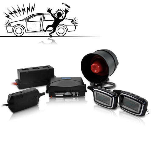 2-Way Car Alarm Security System (Sports Edition) A53