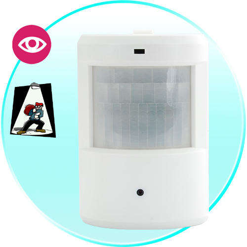 Wall Spy Surveillance Camera with Sony CCD Lens + IR Light - I30