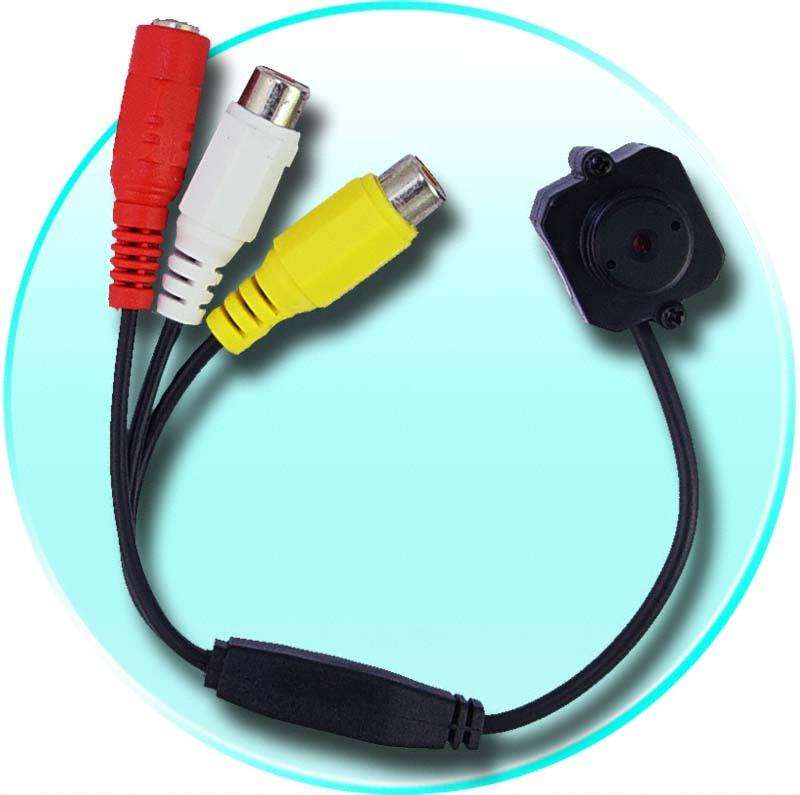 Micro Wired Pinhole Color Audio Camera - 007 PAL