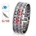 Iron Samurai - Japanese Inspired Red LED Watch - G165