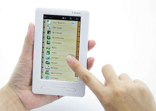 Mebook Touch Mini - 4.3 Inch Touchscreen eBook Reader + MP4 Player (4GB) - N23