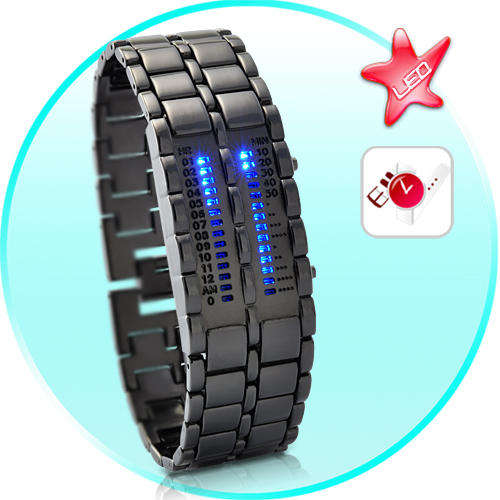 Elite Clock - Army Style LED Watch - LT64 (White)