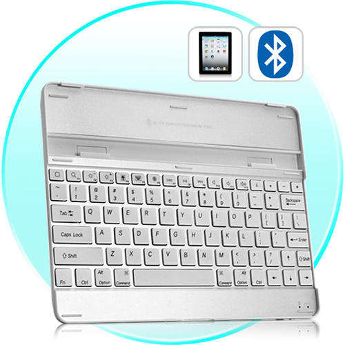 Ultra-thin Bluetooth KeyBoard Case for iPad2 - A117