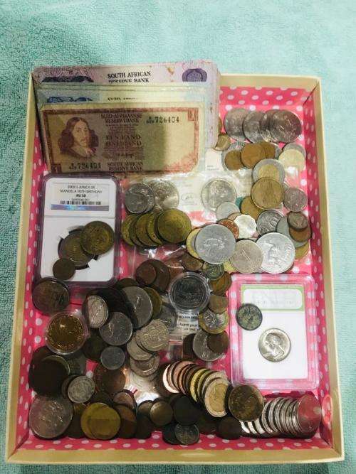 Mixed Lot of Coins and Notes