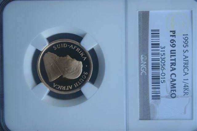 1995 S.AFRICA 1/4 oz KR PR69 ULTRA CAMEO