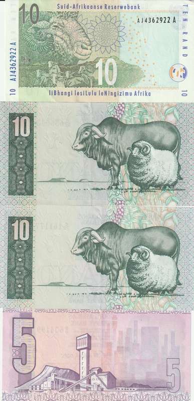 R.S.A. OLD BANK NOTES - SEE FOUR SCANS