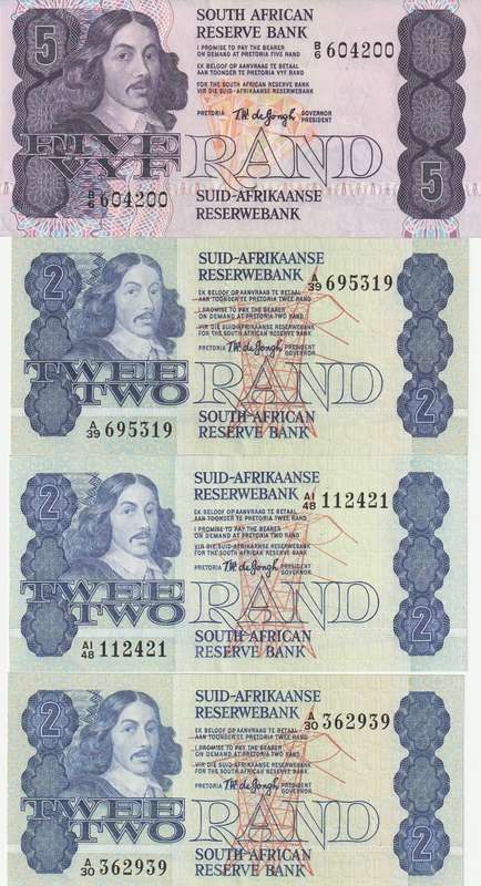 R.S.A. OLD BANK NOTES - SEE FOUR SCANS