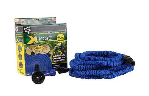 Expandable Garden Water X-hose lightweight 75ft (22m) Spray nozzle not included
