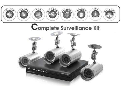 CCTV DVR Kit - 4CH (3G & Internet remote viewing)