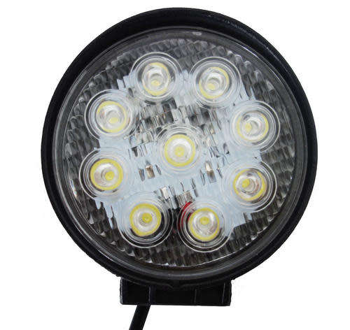 27w round spot beam led work light offroad driving lamp