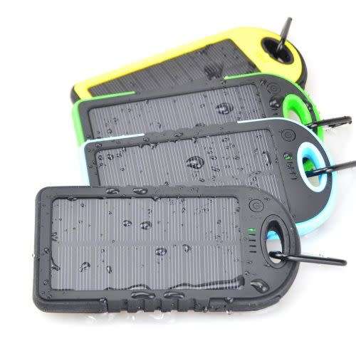 Solar Cell Phone Charger Waterproof 5000mAh