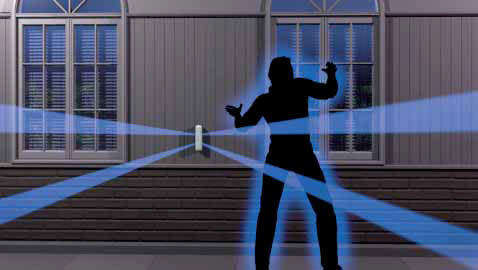 Outdoor Security Beams Detector Dual Digital Photoelevtric Motion Sensor Intruder