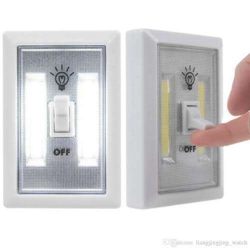 LED wall switch light COB bright wireless