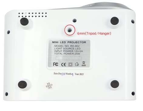 Mini LED Projector Home Theater USB/VGA/HDMI