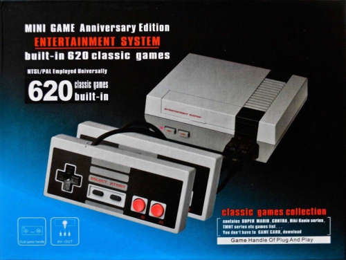 Mini TV Video Game Console Built-in 620 Classic Games For Nes