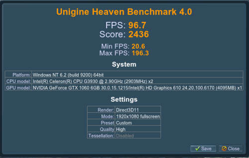 Gigabyte GeForce GTX 1060 WINDFORCE OC 6GB GDDR5  (Excellent Condition)