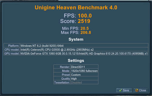 Gigabyte GeForce GTX 1060 WINDFORCE OC 6GB GDDR5  (Excellent Condition)