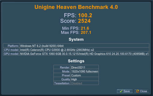 Gigabyte GeForce GTX 1060 WINDFORCE OC 6GB GDDR5  (Excellent Condition)