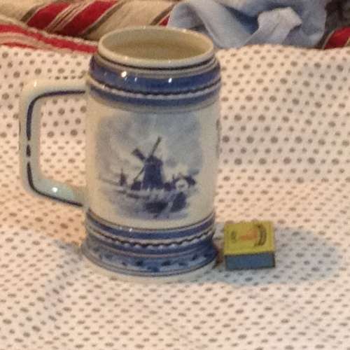 Vintage delft beer mug Africa australia
