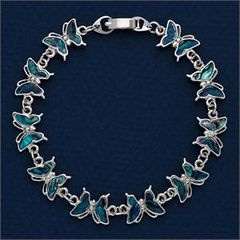 BUTTERFLY PAUA SHELL COLLECTION BRACELET