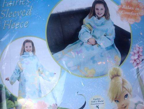 LATE LISTING - sleeved fleece tinkerbell