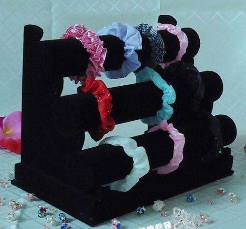 BLACK VELVET - Watch / Bracelet / Bangle 3 Tier stand