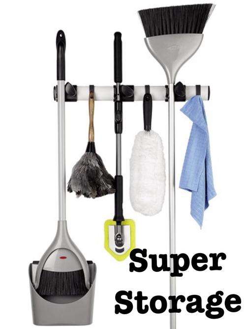 *TWO UNDER THE HAMMER* Broom, Mop, Cloth Organizer - STORAGE SOLUTION