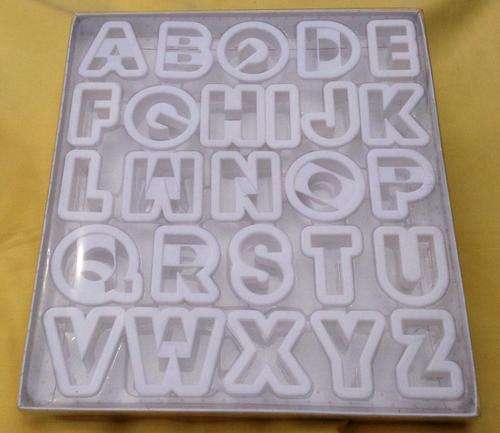the alphabet - Cookie / clay cutters large letters - boxed set