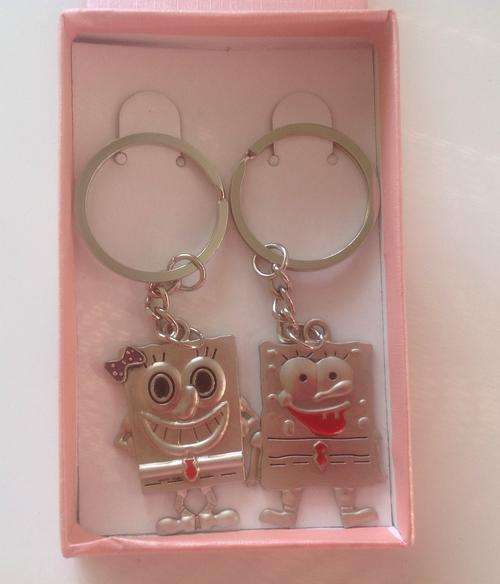 A nice gift idea - Boxed keyring set - Sponge Bob