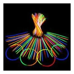 100 glow sticks with connectors - fun for everyone