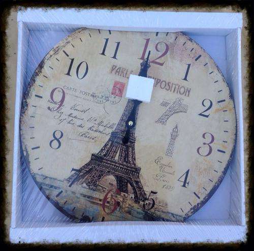 *** NEW***   Large P A R I S wall clock