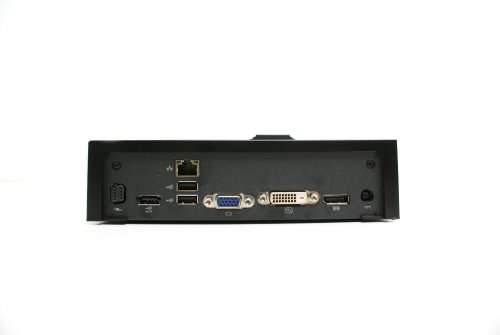 Dell PR03X E-Port Replicator/Docking Station with Power Adapter + Cord (Black)