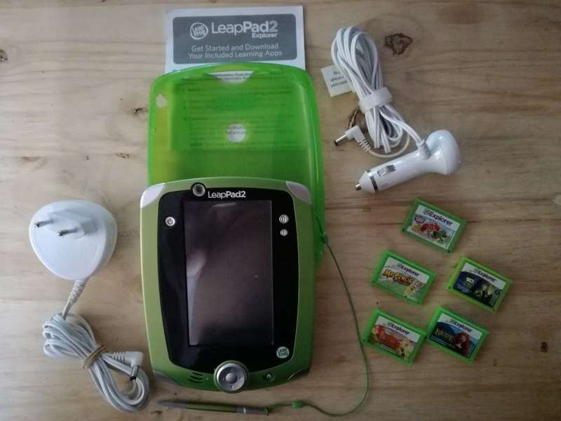 Prima Leappad 2 Explorer - Green (includes: Ultra AC Adapter + Car Adapter + 5 Games + Gel Cover)