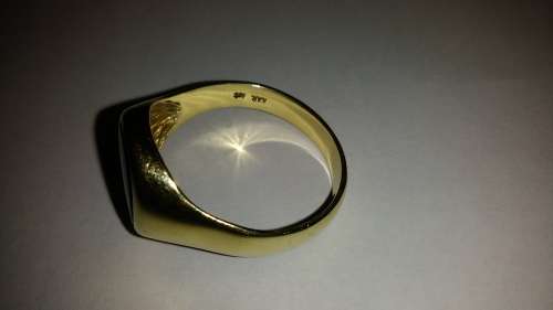 Genuine 9ct GOLD SIGNET MENS RING