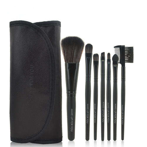 Makeup Brush Set 7 Piece with Pouch (medium size)